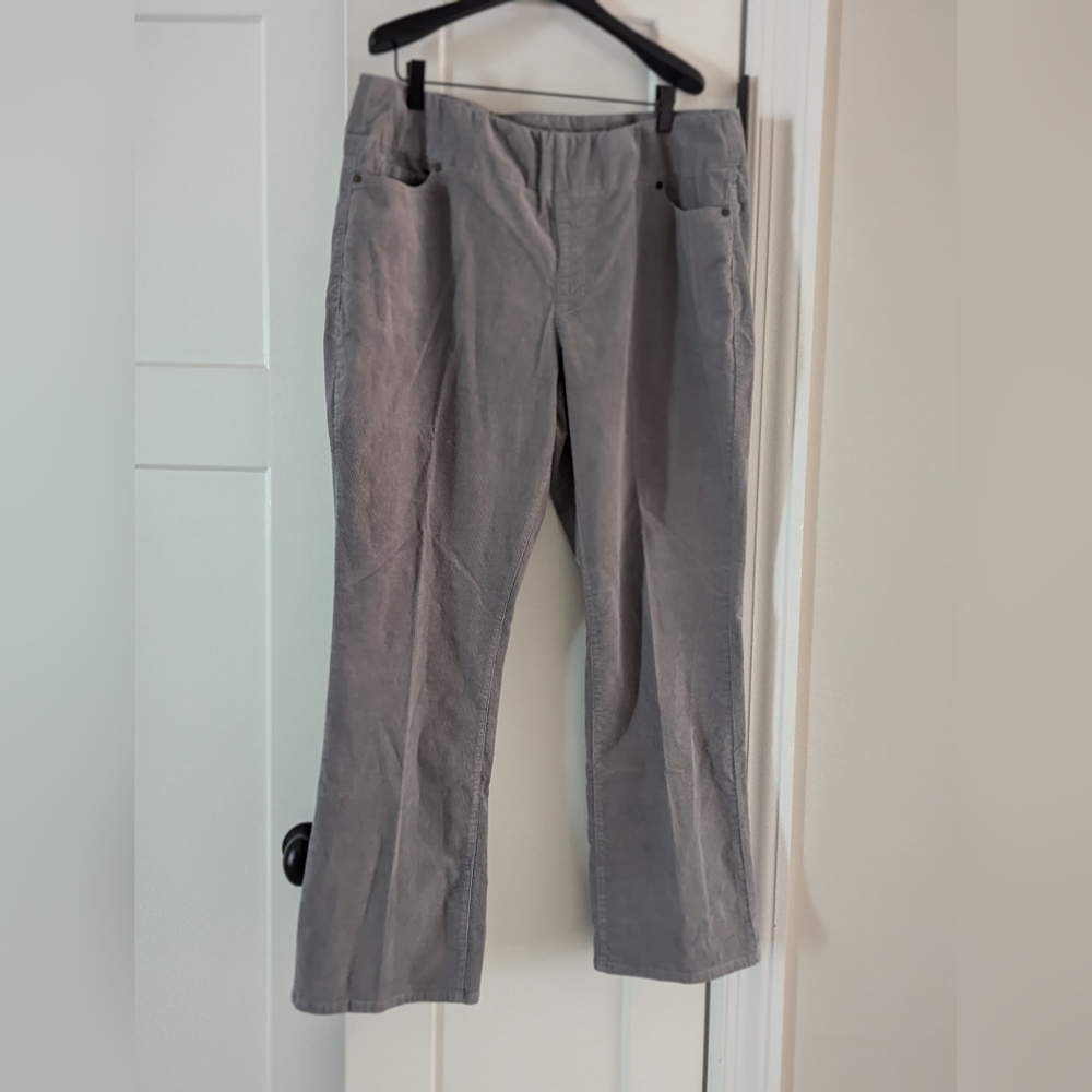 Coldwater Creek NWT Pewter Cords 16p